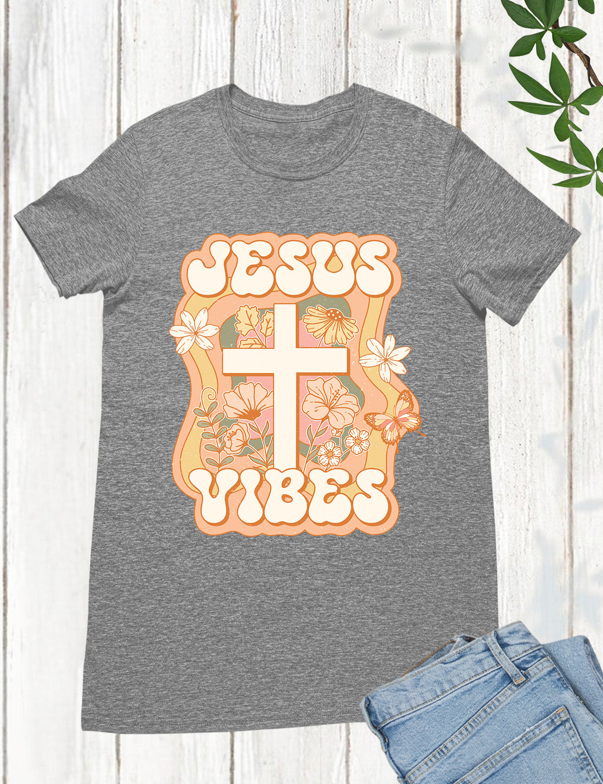 Jesus Vibes Vintage T Shirt