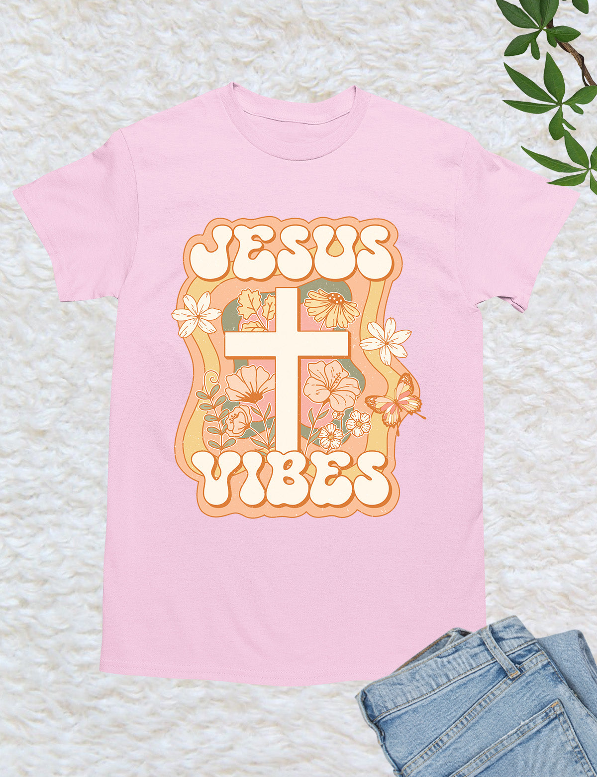 Jesus Vibes Vintage T Shirt