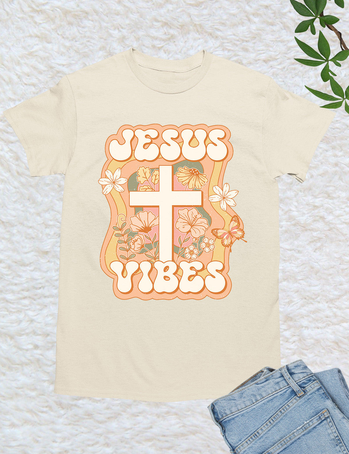 Jesus Vibes Vintage T Shirt