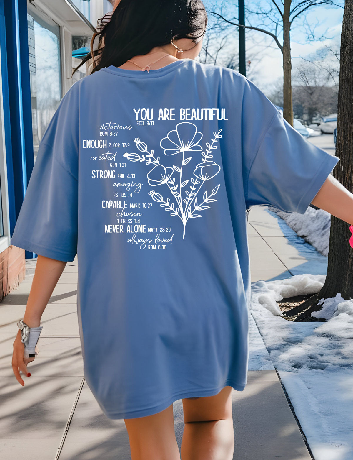 You Are Beautiful Christian Bible Scripture Shirt