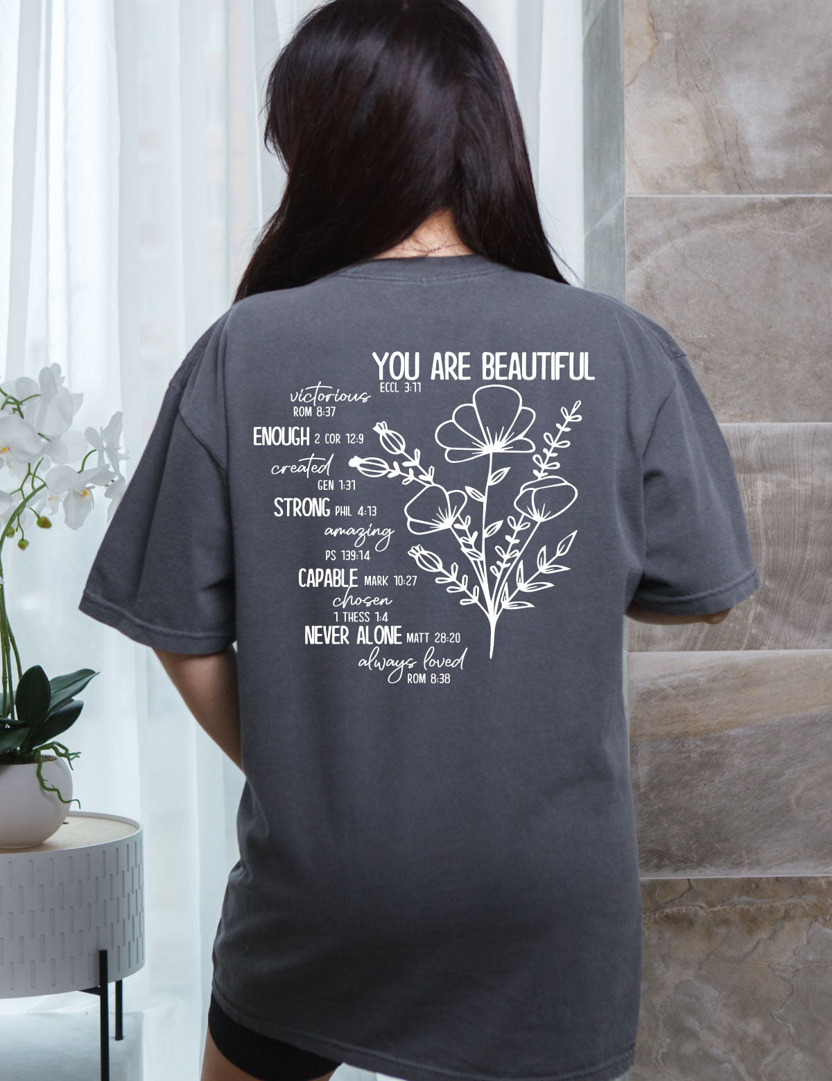 You Are Beautiful Christian Bible Scripture Shirt