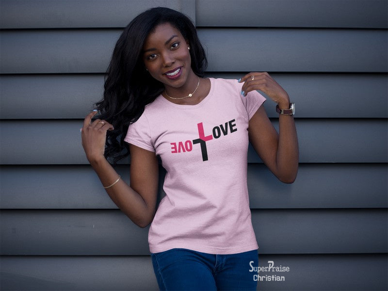 Christian Ladies T Shirt Love Equation Gospel 