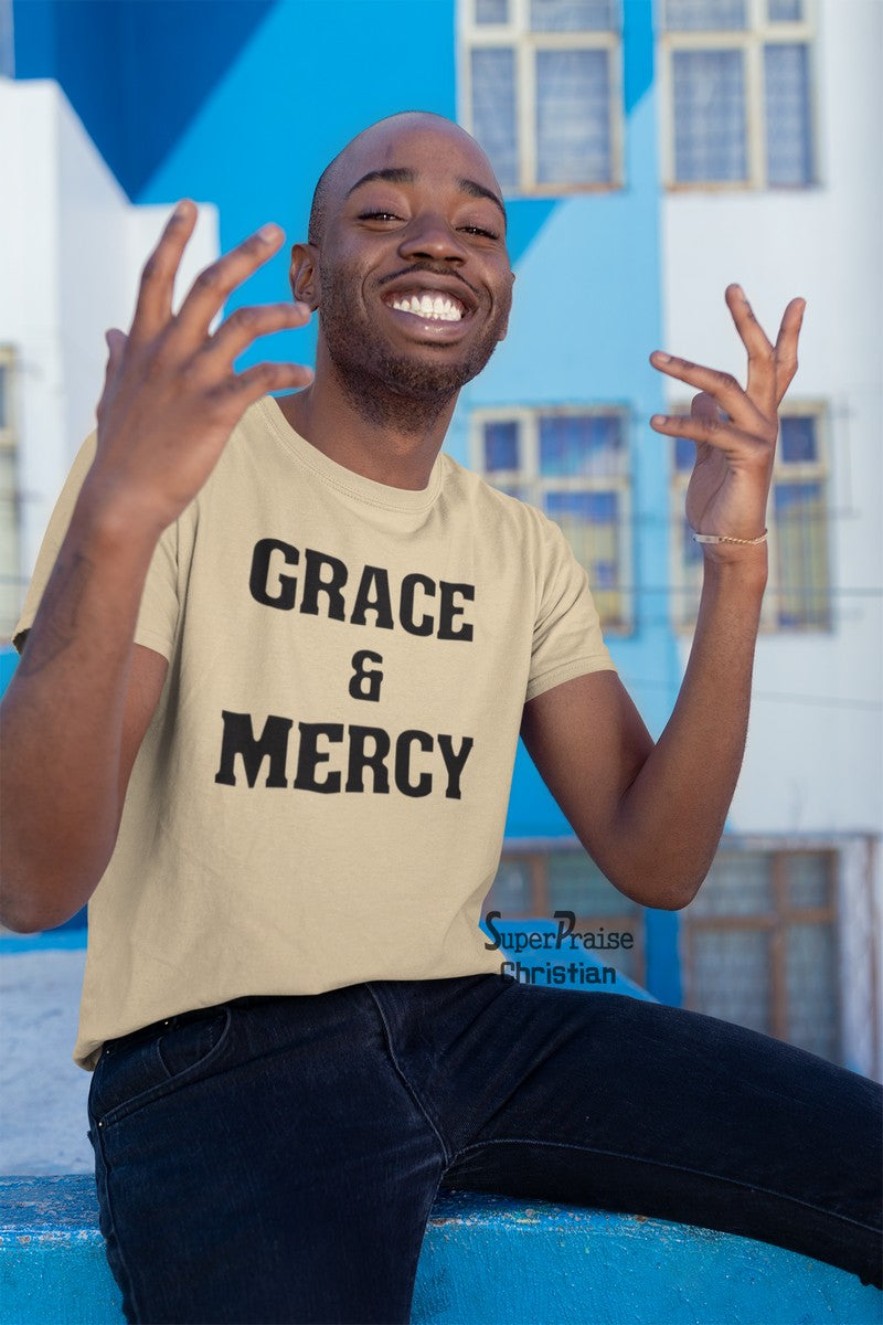 Grace and Mercy Christian Love Religious Jesus Christ T Shirt -  SuperPraiseChristian