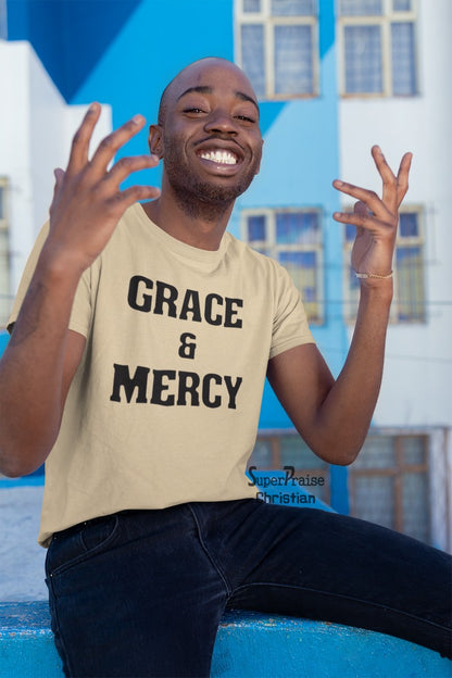 Grace and Mercy Christian Love Religious Jesus Christ T Shirt -  SuperPraiseChristian