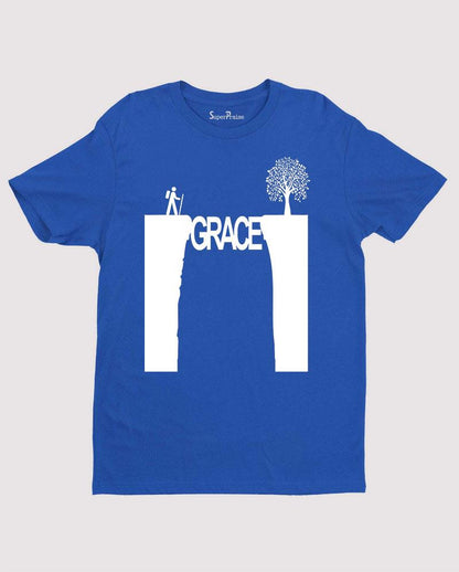 Rescued By Grace Tree of Life Grace over Valley Christian T shirt