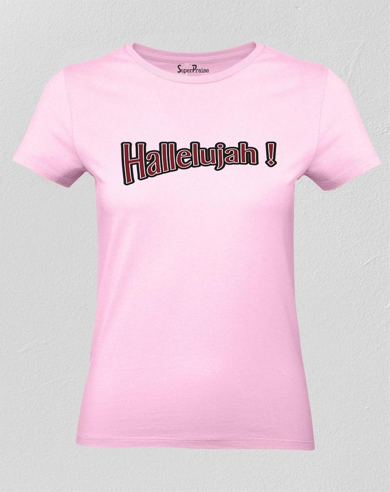 Christian Women T Shirt Hallelujah Heavenly Song