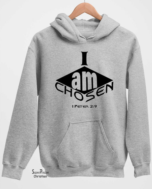 I Am Chosen Christian Long Sleeve T Shirt Sweatshirt Hoodie