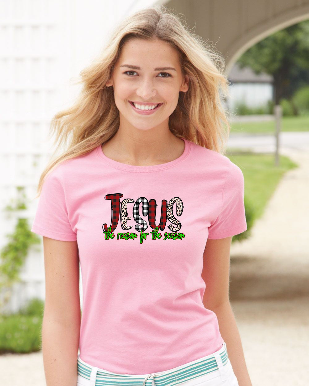 Jesus The Reason for the Season Bible Verse Christian Faith T-Shirts