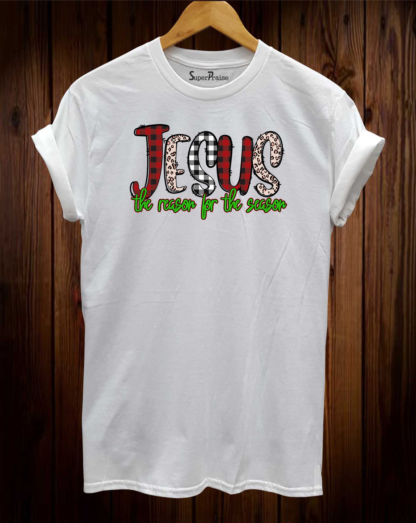 Jesus The Reason for the Season Bible Verse Christian Faith T-Shirts