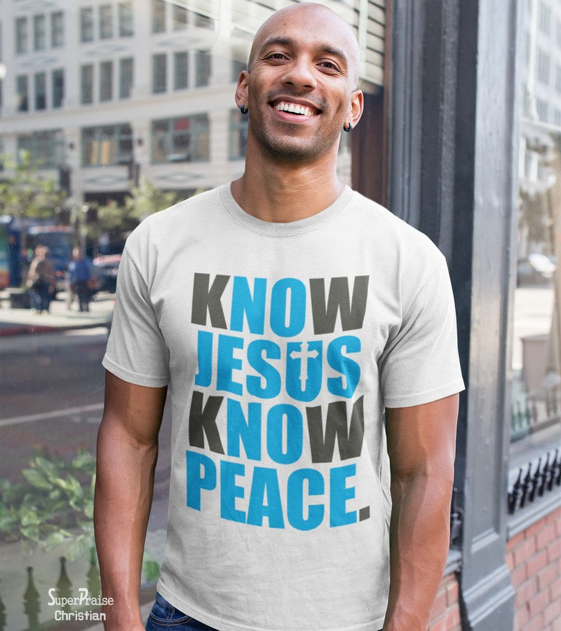 Christian Grace T Shirt Jesus knows Peace Scripture Tee