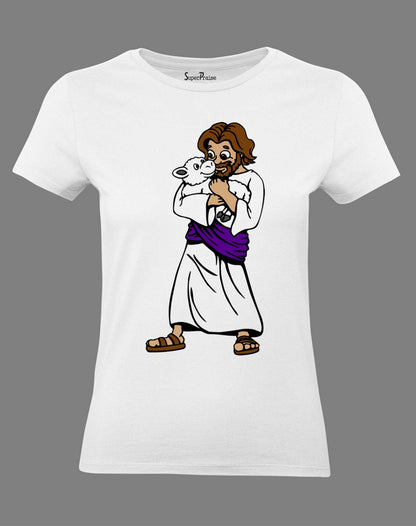 Christian Women T Shirt Jesus My Shepherd