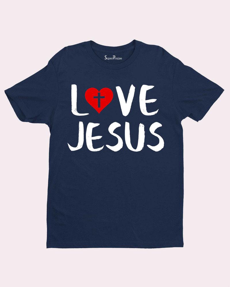 Love Jesus Cross Symbol Christian T Shirt