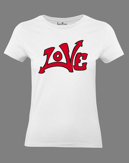 Christian Women T Shirt Love Graffiti Paint