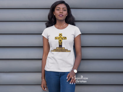 Christian Faith Women T Shirt The Lion of Judah Ladies tee