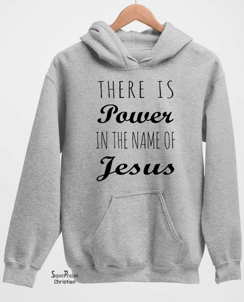 Power The Name of Jesus Long Sleeve T Shirt Sweatshirt Hoodie