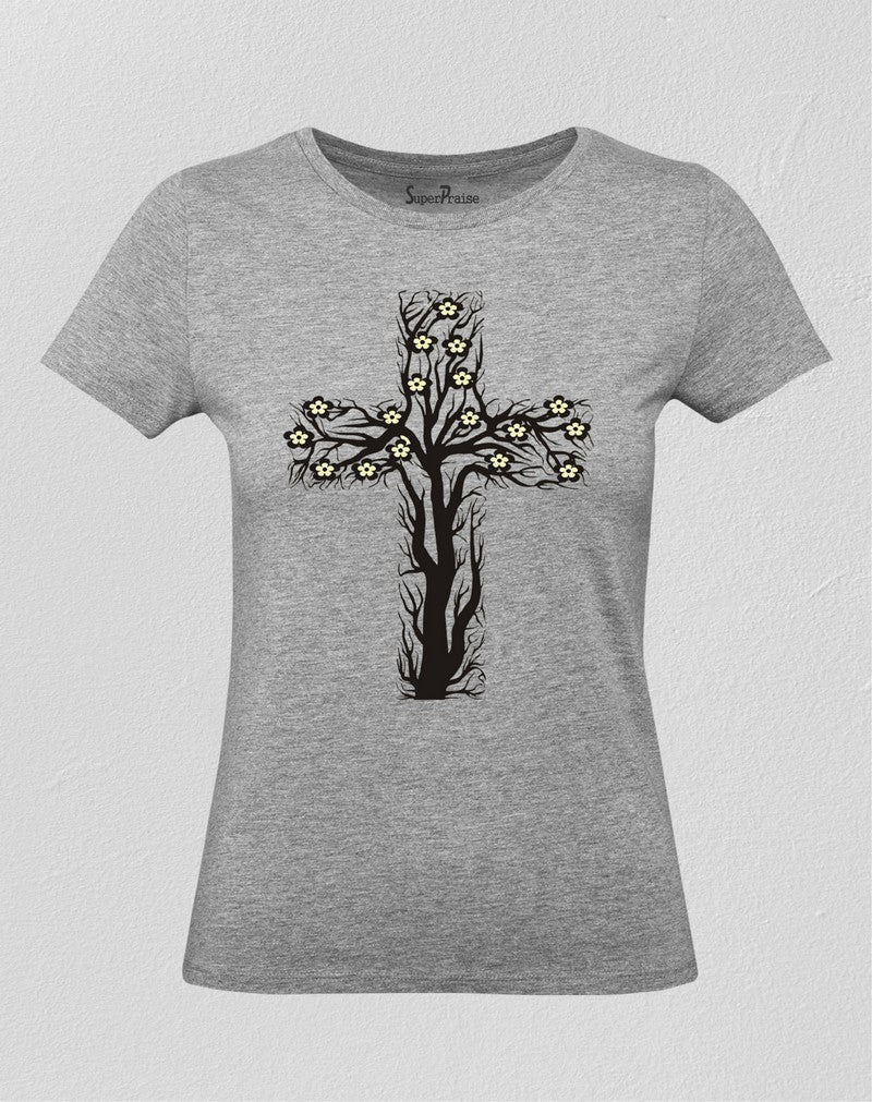 Christian Women T Shirt Vine Branches Jesus