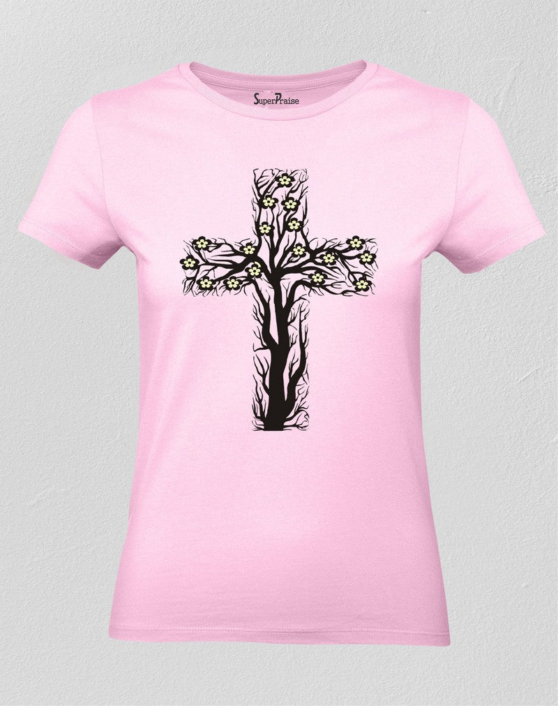 Christian Women T Shirt Vine Branches Jesus