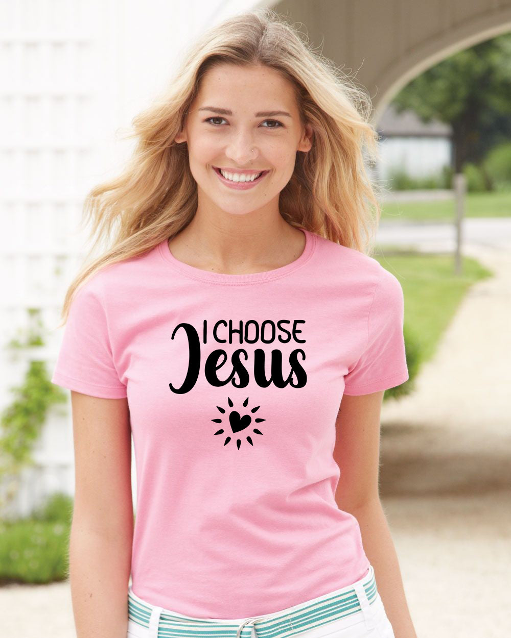 I Choose Jesus Jesus Lover Christian Bible Verse Jesus T-Shirts Gift