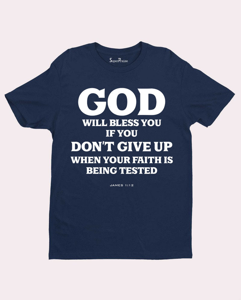 God Will Bless You Scripture Christian T Shirt