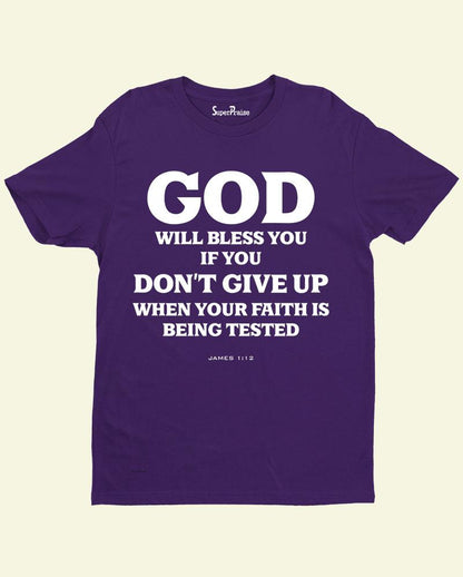 God Will Bless You Scripture Christian T Shirt