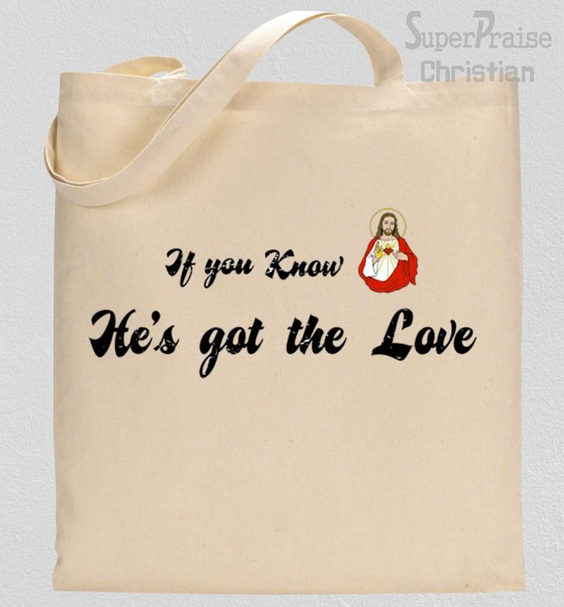 He's got the Love Tote Bag