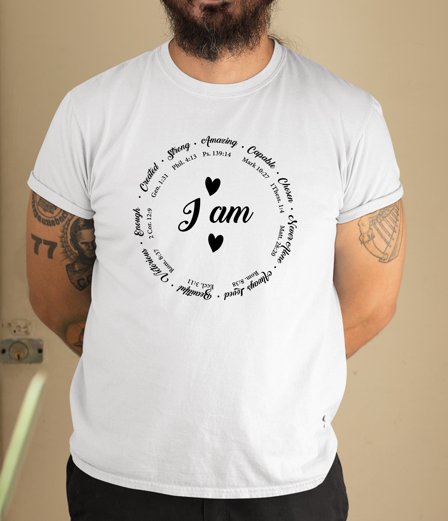 i am a christian t shirt