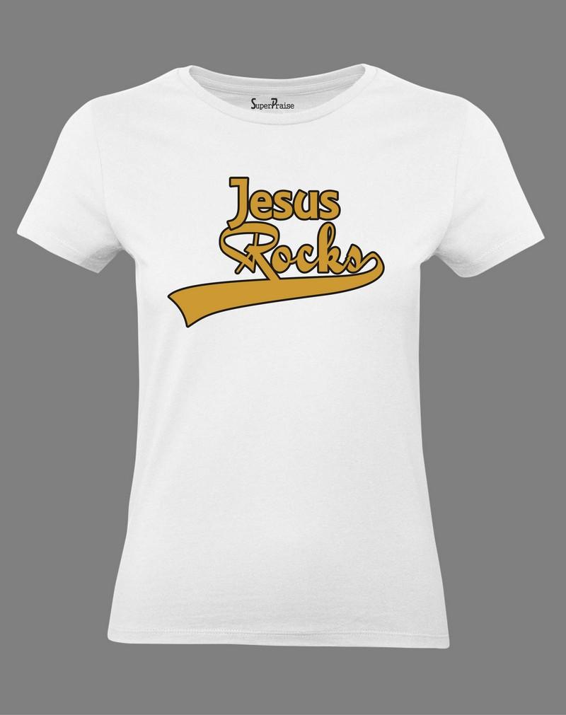 Jesus Is My Rocks Women T Shirt