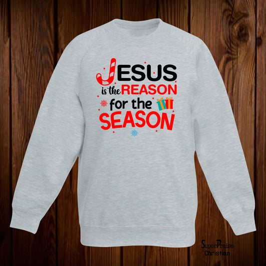 Jesus Is The Reason For The Season Christmas Kids Sweatshirt