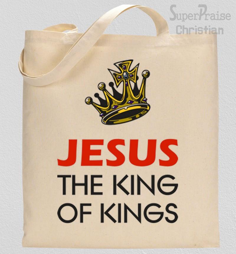 Jesus King of Kings Tote Bag