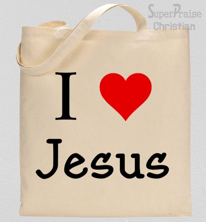 Jesus Love Tote Bag