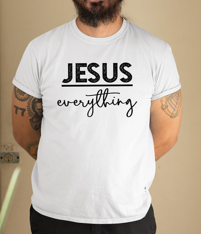 Jesus Over Everything Christian T Shirt