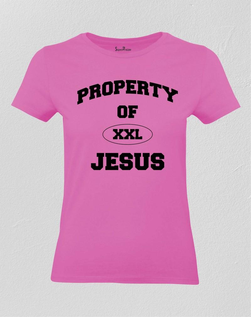 Property of White Text Tee