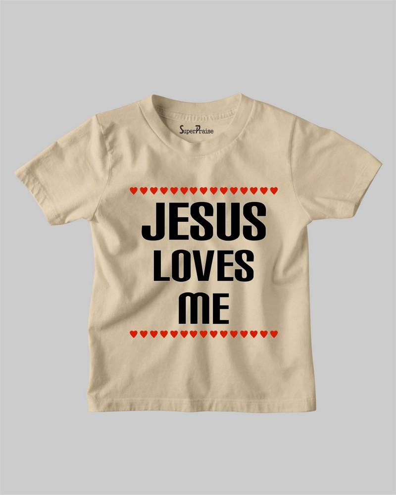 Jesus Loves Me Christian Blessings Grace Christ Kids T shirt