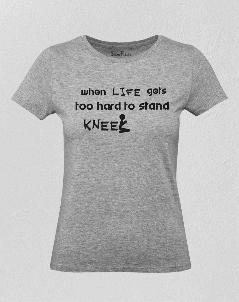 Life Gets Too Hard Women T Shirt