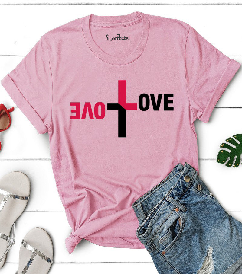 Love Cross Christian T Shirt