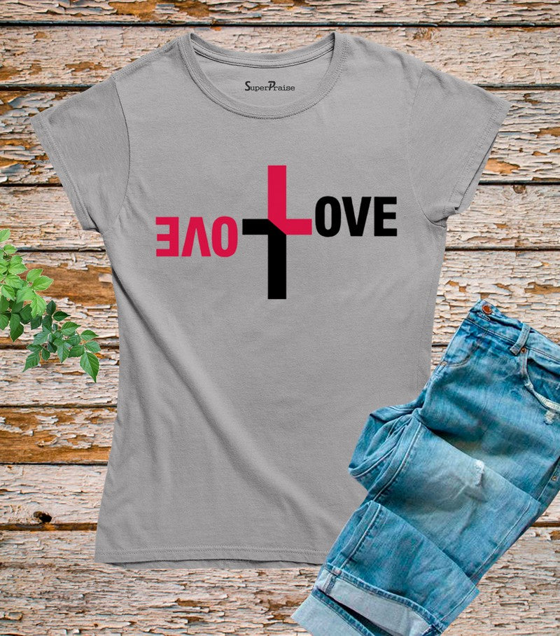 Love Cross Christian T Shirt