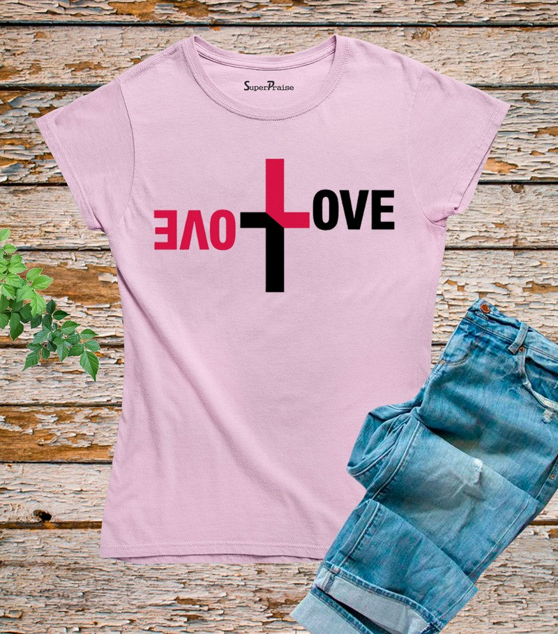 Love Cross Christian T Shirt