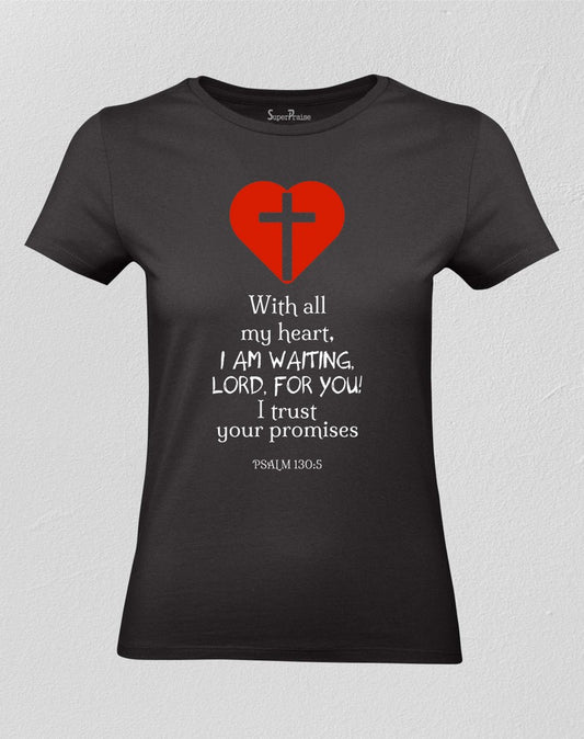 Christian Women T shirt Your Promises Hope